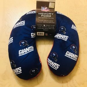 NFL Giants Neck Pillow